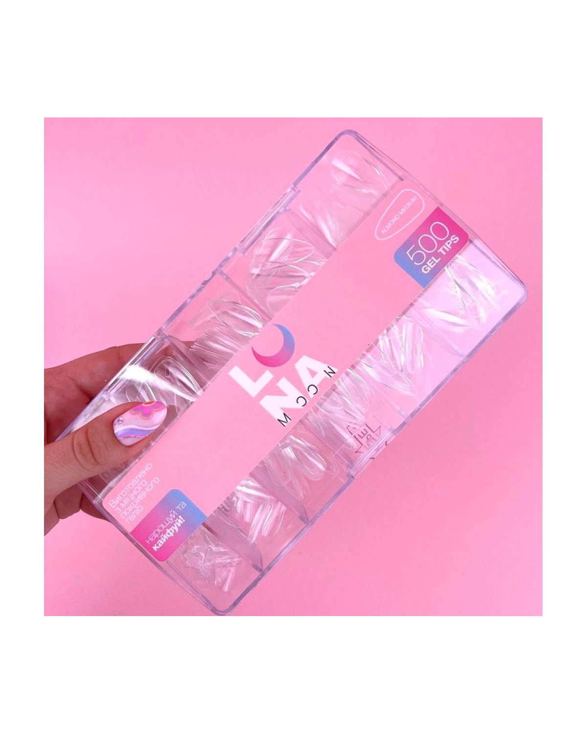 Comprar Gel Tips Almond Medium 500 pcs en Canarias