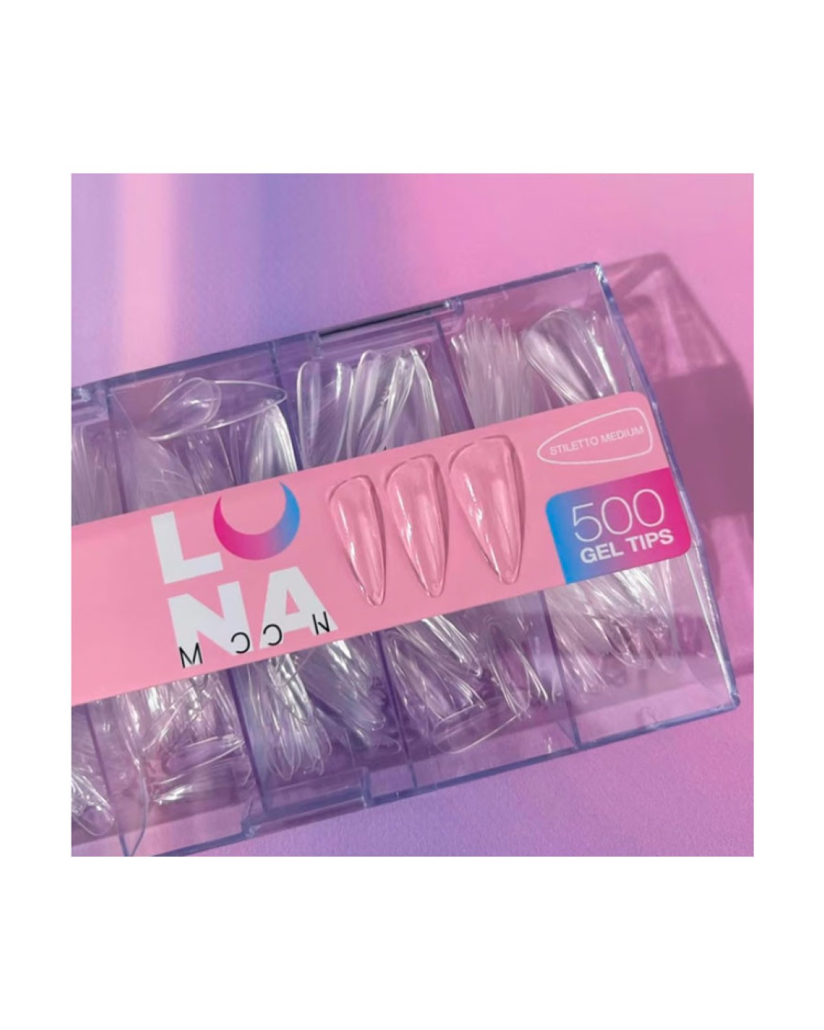 Comprar Gel Tips Stiletto Medium 500 pcs en Canarias