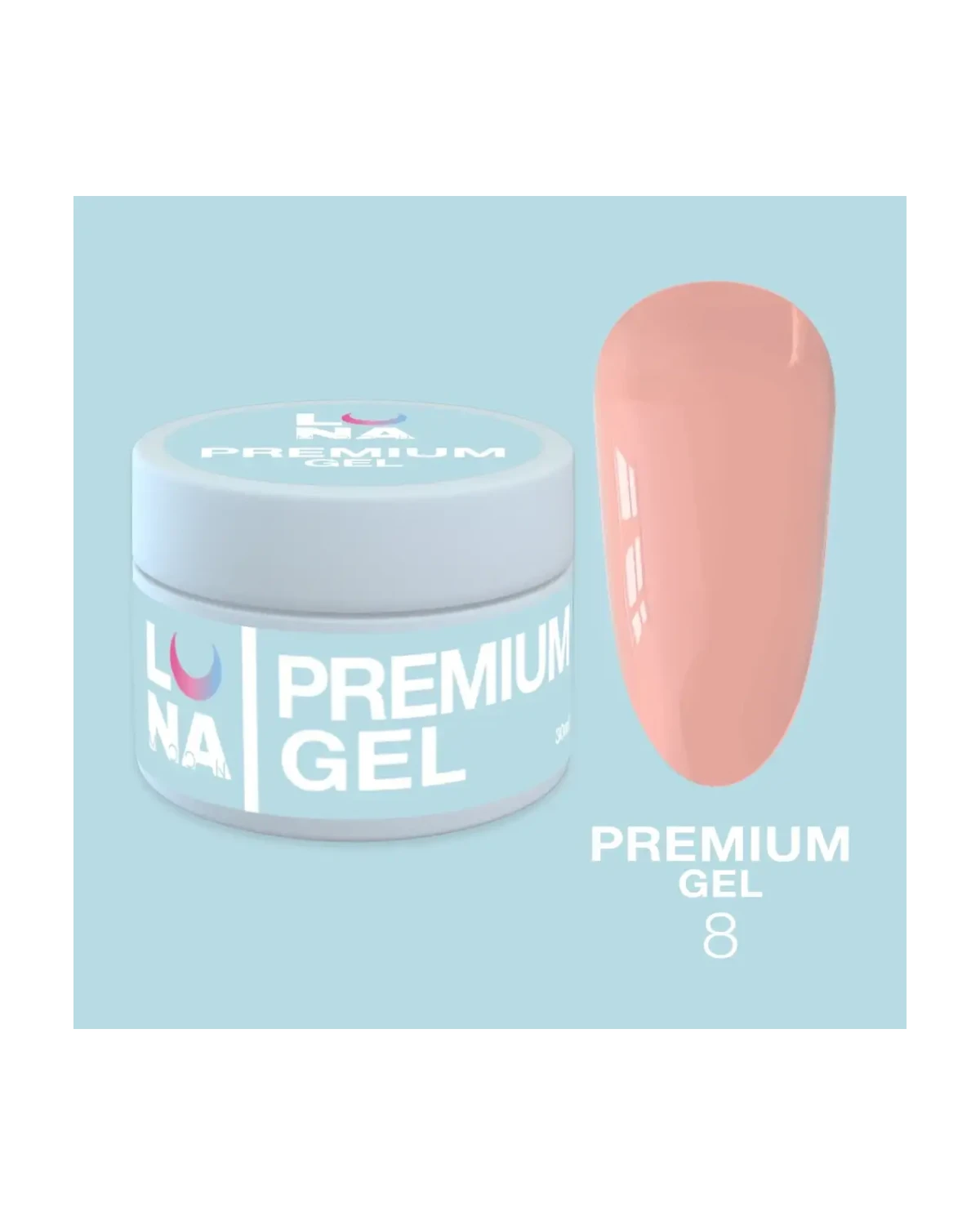 Comprar Lunamoon Premium Gel nr8 15ml en Canarias