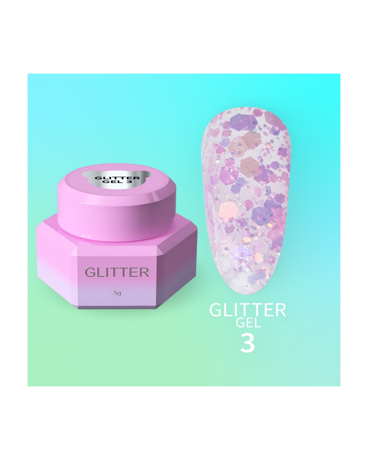 Comprar YOUARECUTE Glitter Gel nr3 5ml en Canarias