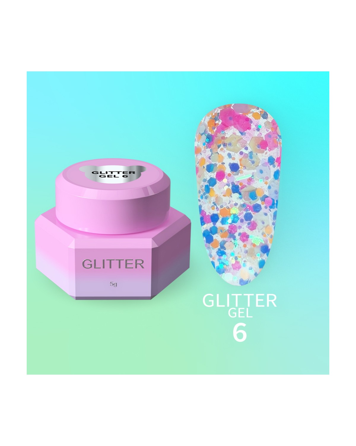 Comprar YOUARECUTE Glitter Gel nr6 5ml en Canarias